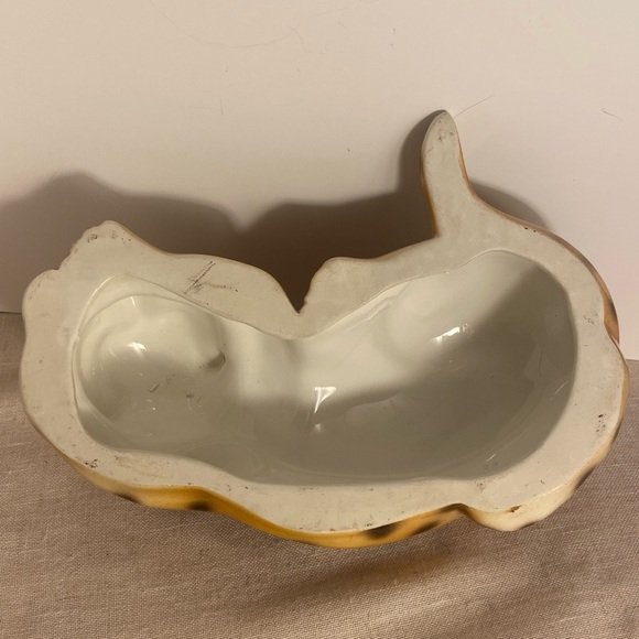 Vintage cat figurine MCM ceramic cheetah cub sculpture made in Italy Italian 60s - Picture 10 of 16